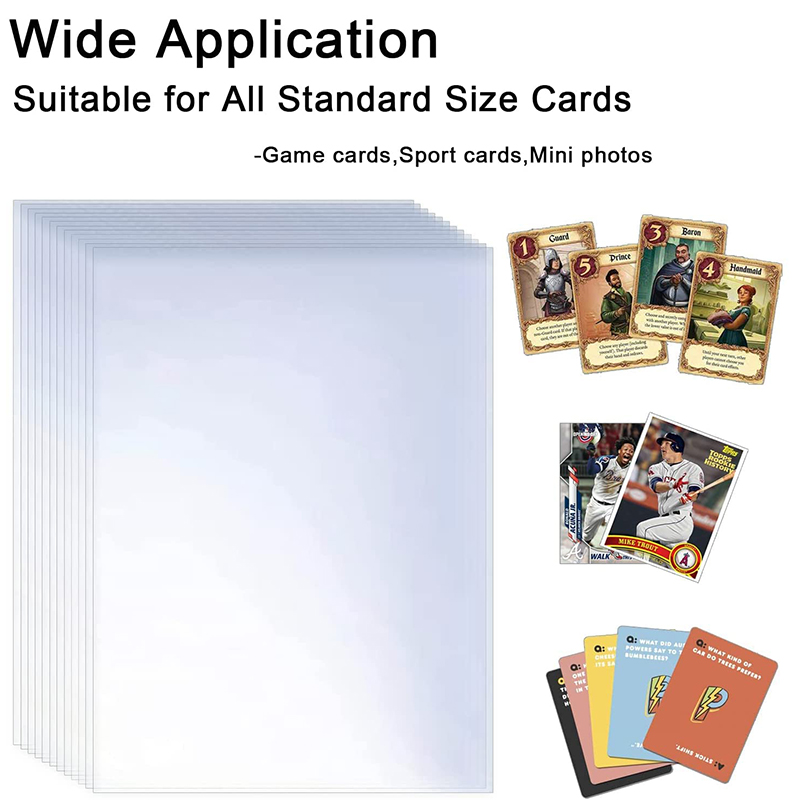 Board Game Quest - 200 pezzi di copertura trasparente per