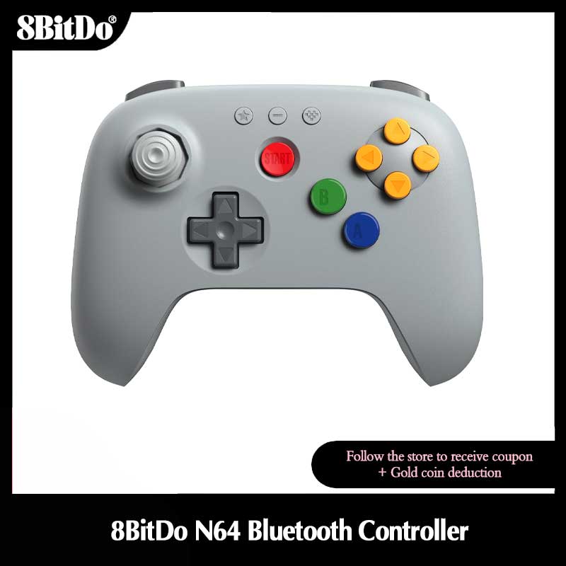 Board Game Android - Controller Bluetooth 8BitDo Grigio N64 per