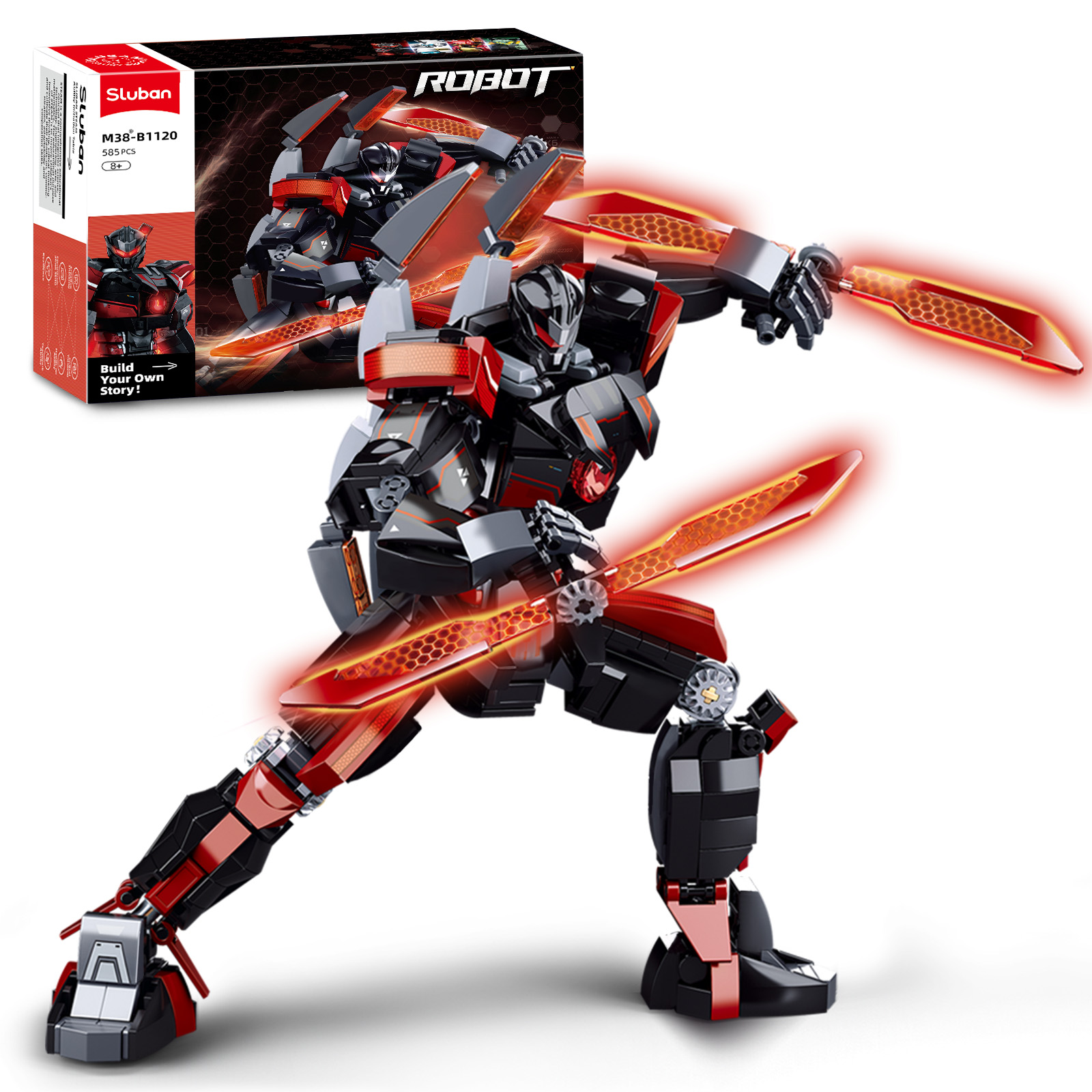Board Game Unmatched - Set di Costruzioni Mecha Dark Wanderer