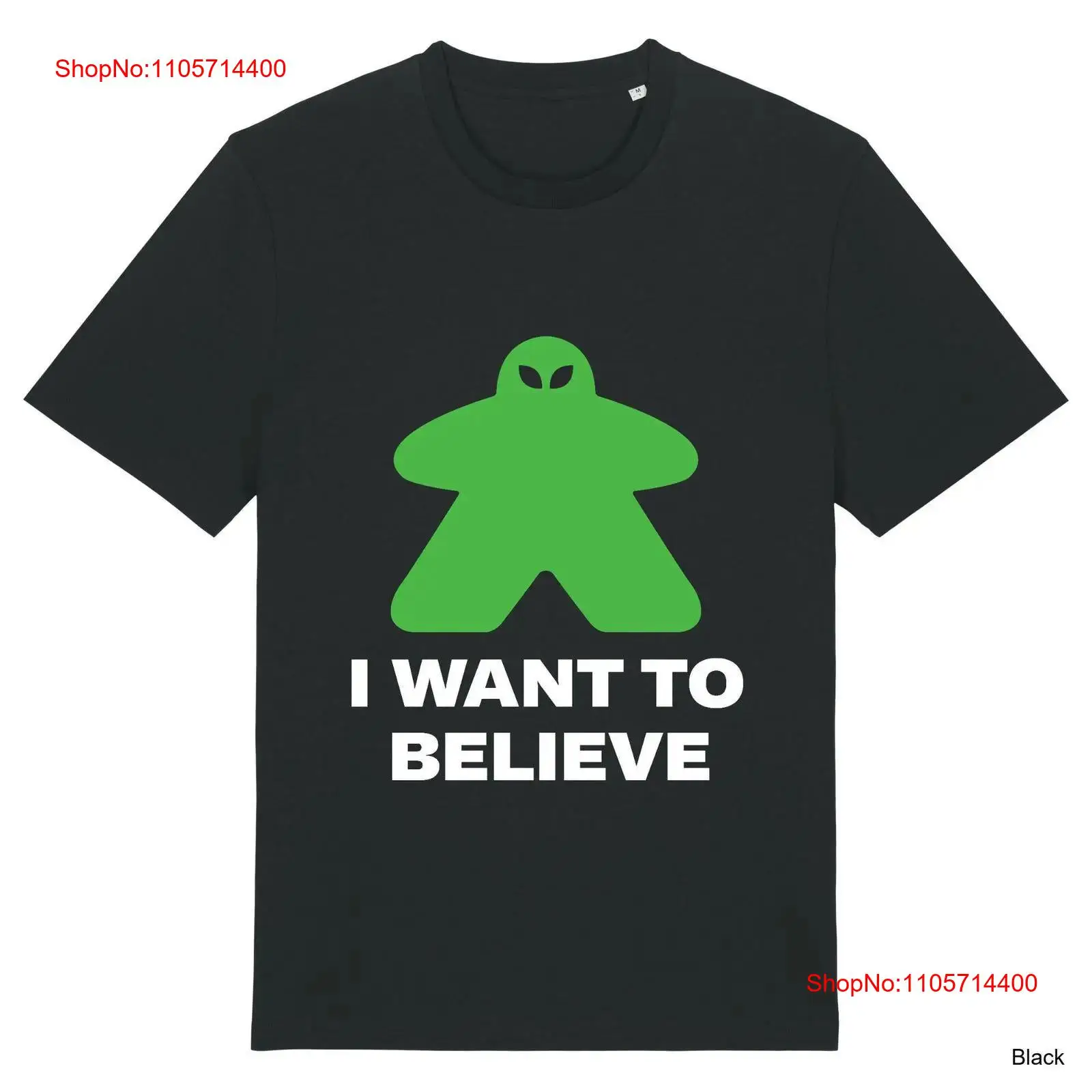 Board Game Geek - Maglietta Xfiles Alien Meeple per il