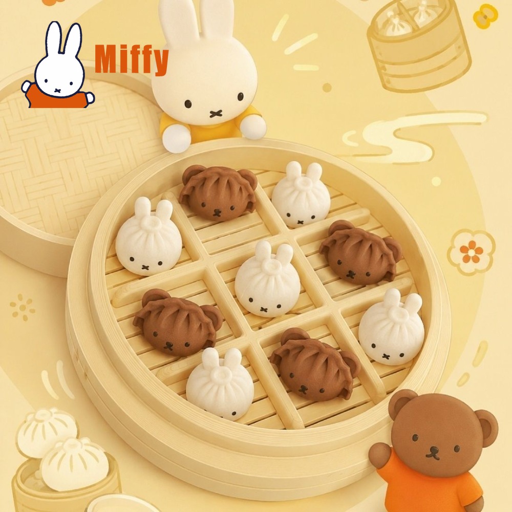 Board Game Unmatched - Gioco Tic Tac Toe Kawaii Miffy,