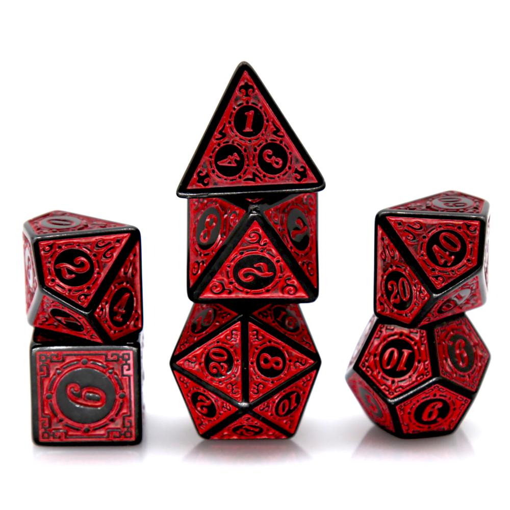 Dice Set Polyhedral - Set di dadi poliedrici in acrilico