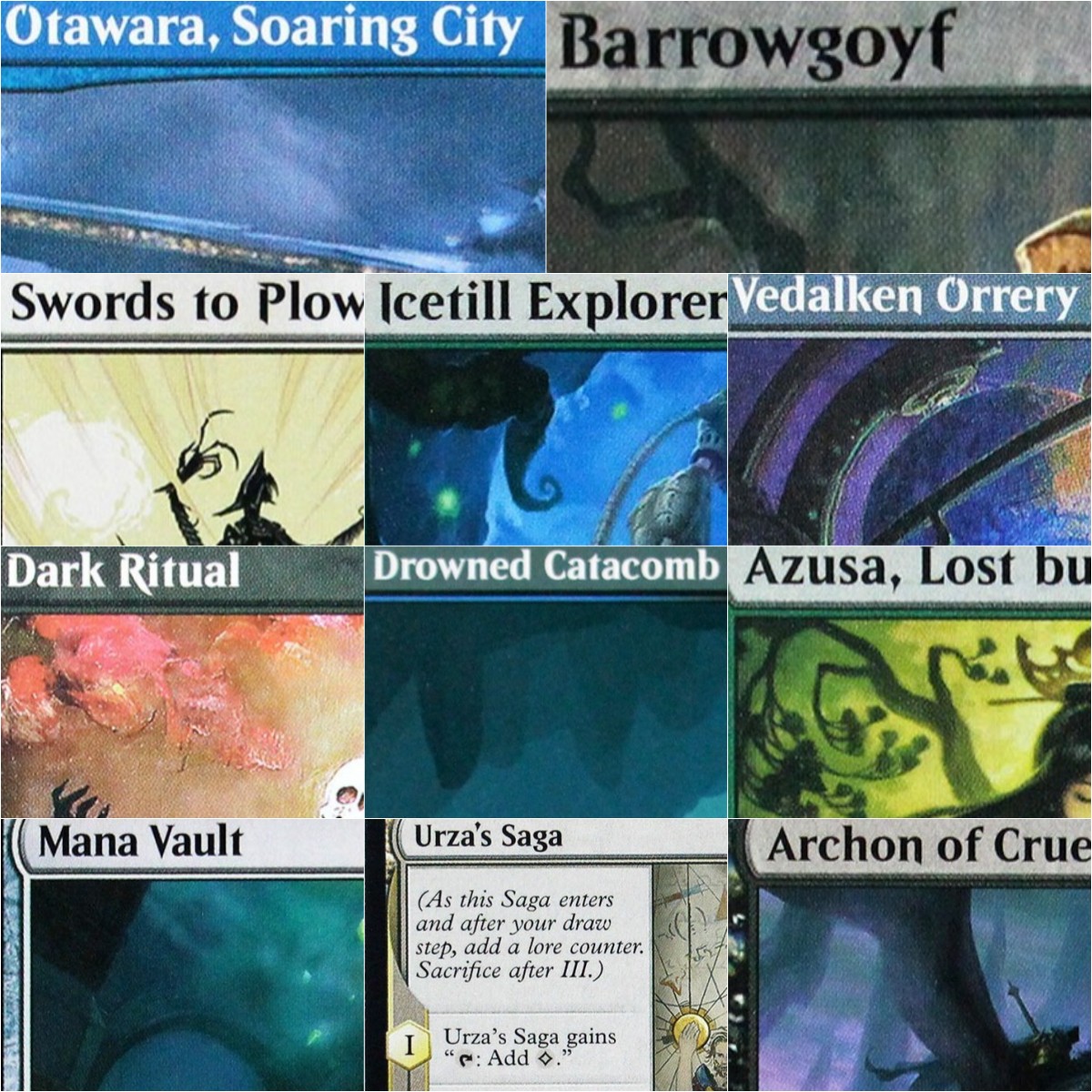 Board Game Vault - [Mana Vault/Icetill Explorer/Vedalken Orrery/Ral, Crackling Wit]