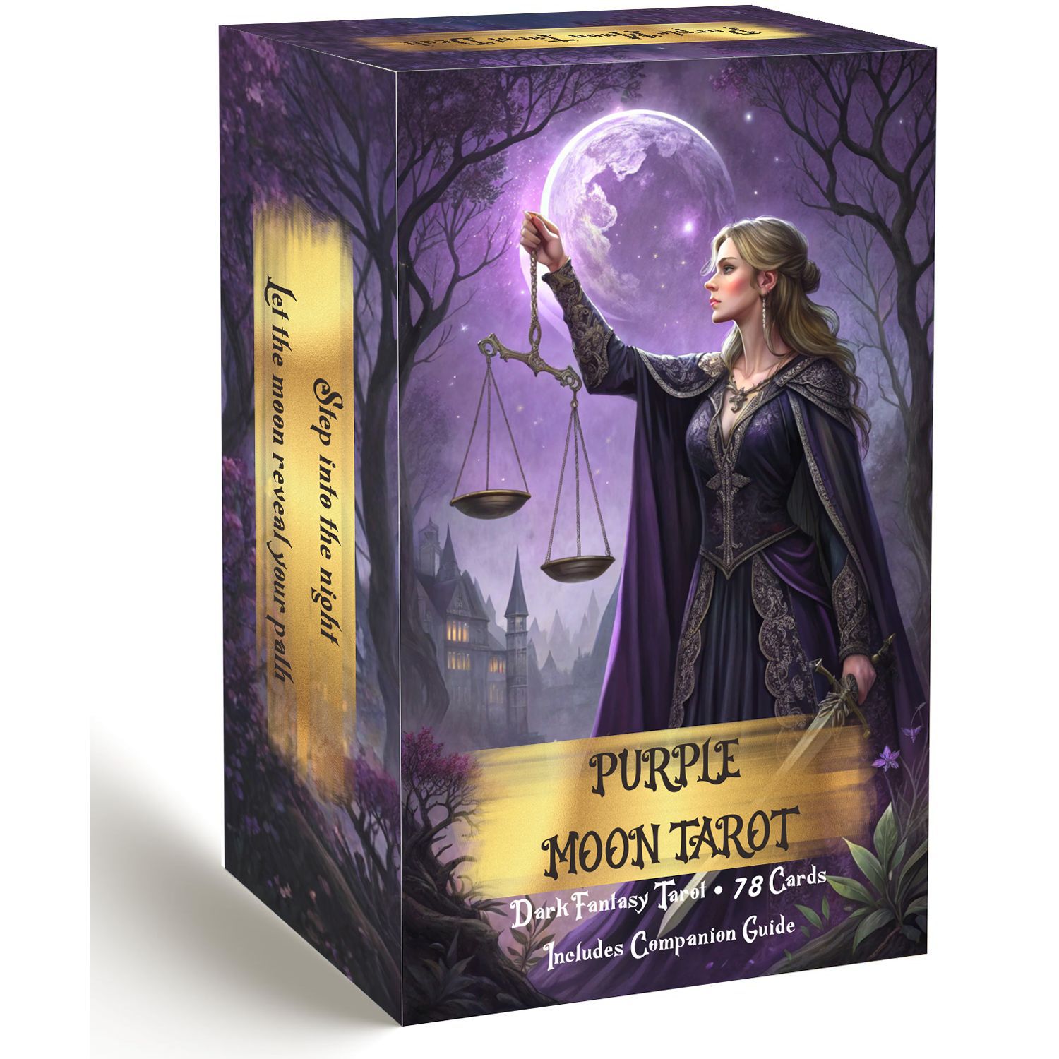 Board Game Oracle - Mazzo di carte dei Tarocchi Purple