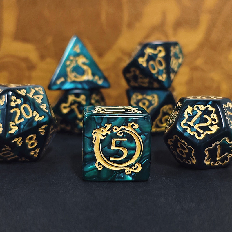 Dice Set Polyhedral - 7 pz DND Dice 7 Pz/set