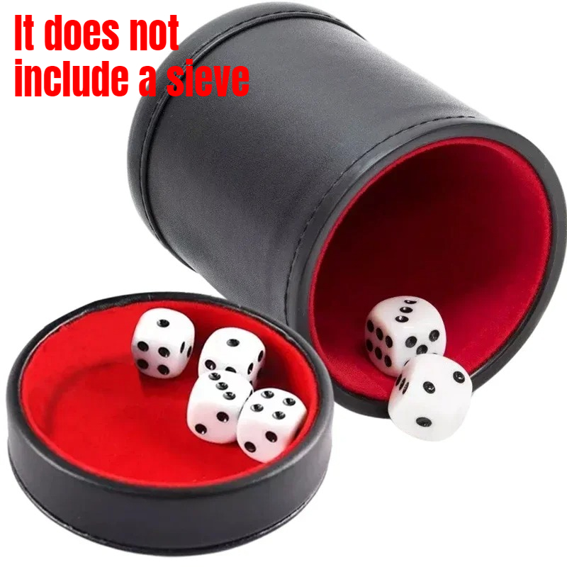 Board Game Yahtzee - Set di Dadi con Coperchio -