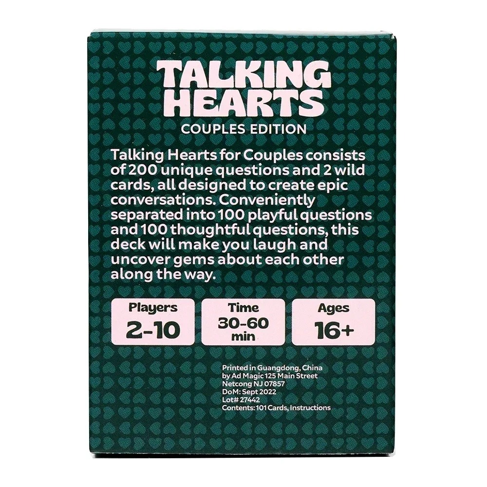 Gioco di Carte Taklig Hearts,  - Board Game Unmatched recensione e prezzo