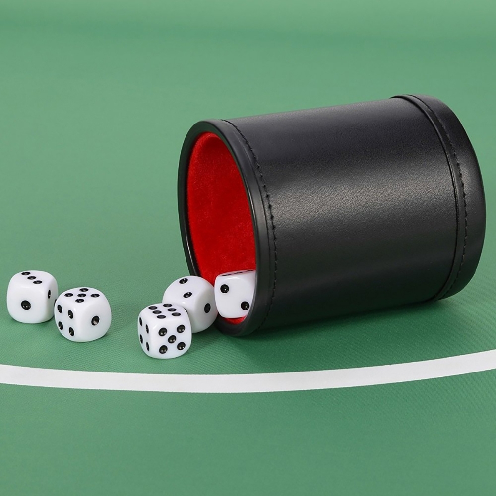 Set di tazze per dadi in pelle - Board Game Yahtzee recensione e prezzo