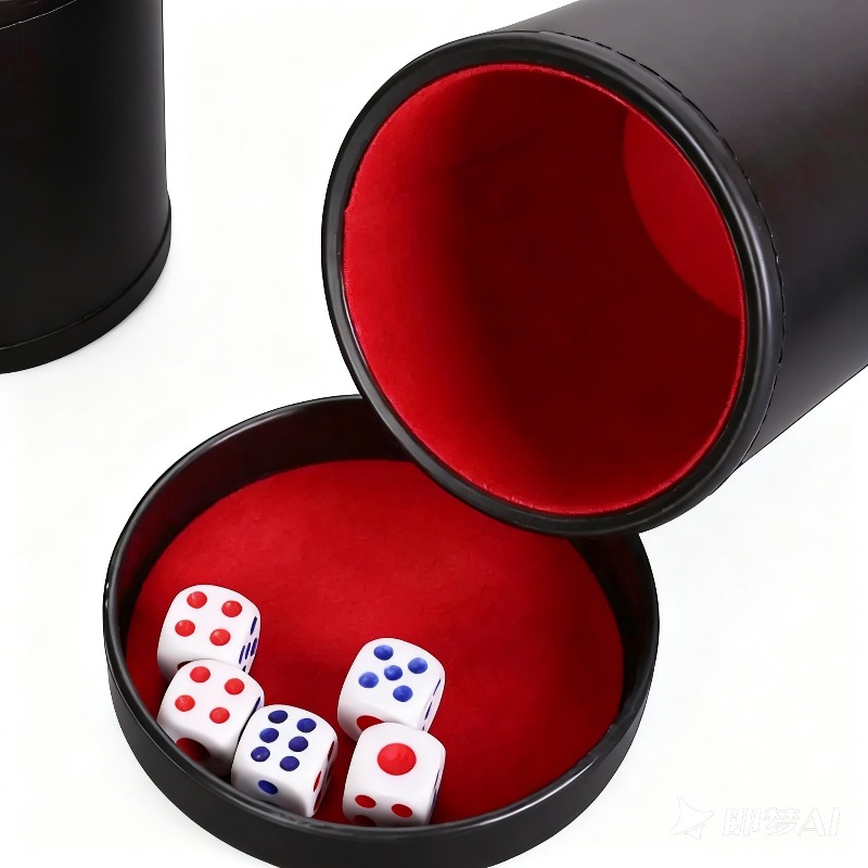 Set di Dadi in Pelle Arancione - Board Game Yahtzee recensione e prezzo