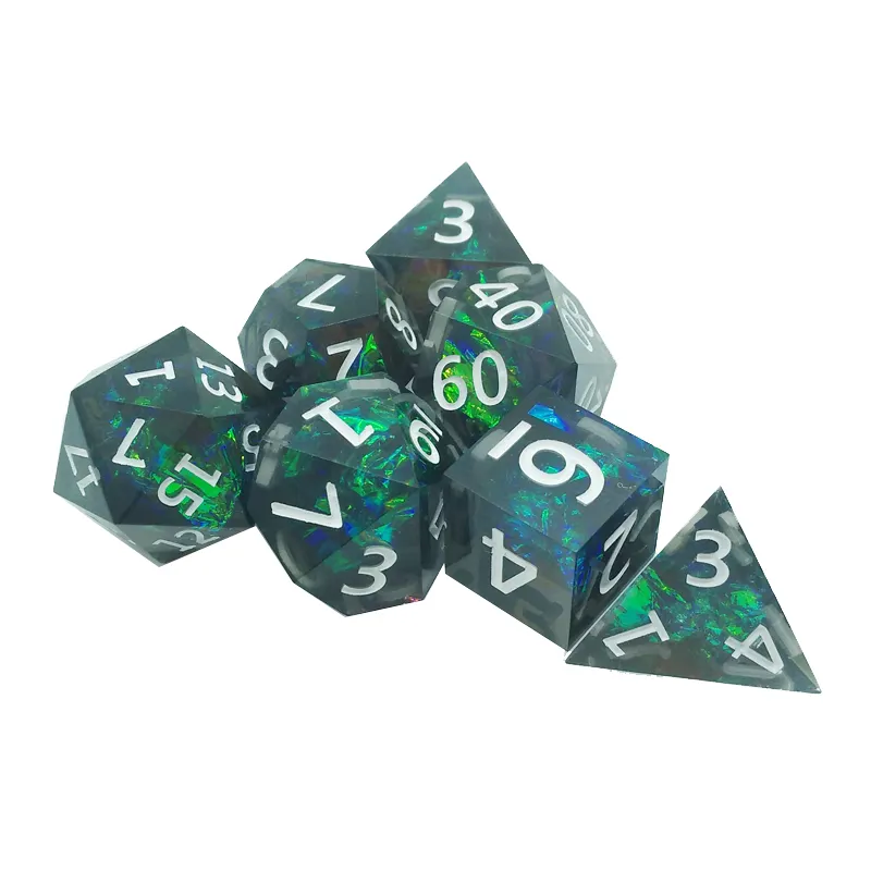 7 pezzi di dadi poliedrici aff - Dice Set Polyhedral recensione e prezzo