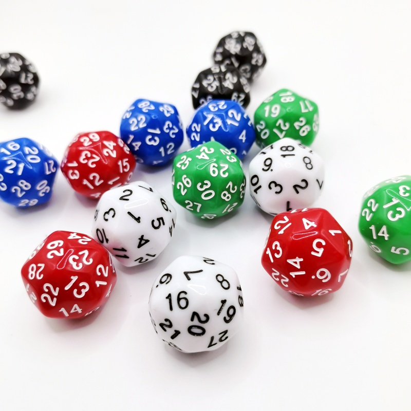 5 pz Cubo 30 Lati D30 Dungeon  - Board Game Yahtzee recensione e prezzo