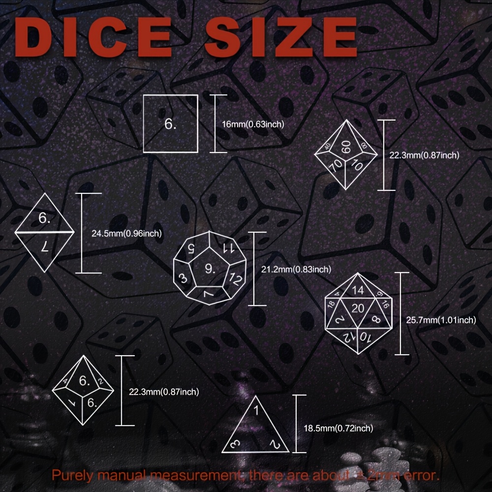 Set di 7 Dadi Poliedrici DND i - Dice Set Polyhedral recensione e prezzo