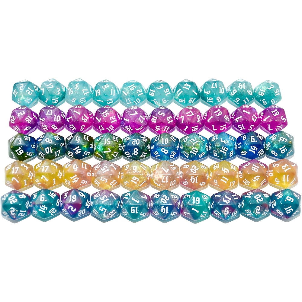 Set di Dadi D20 Bicolore con G - Dice Set Polyhedral recensione e prezzo