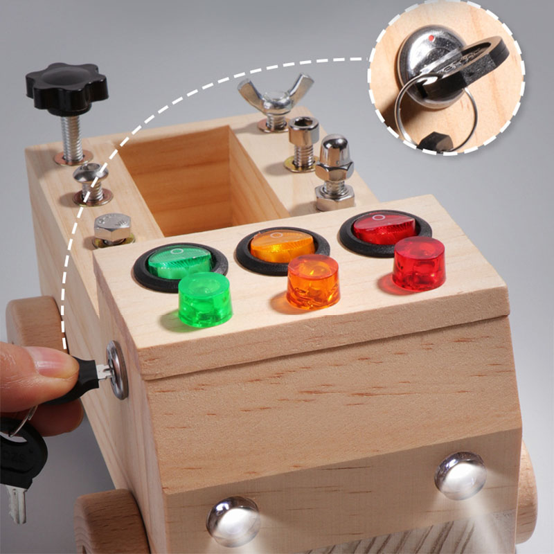 Legno Montessori Occupato Bord - Board Game Organization recensione e prezzo