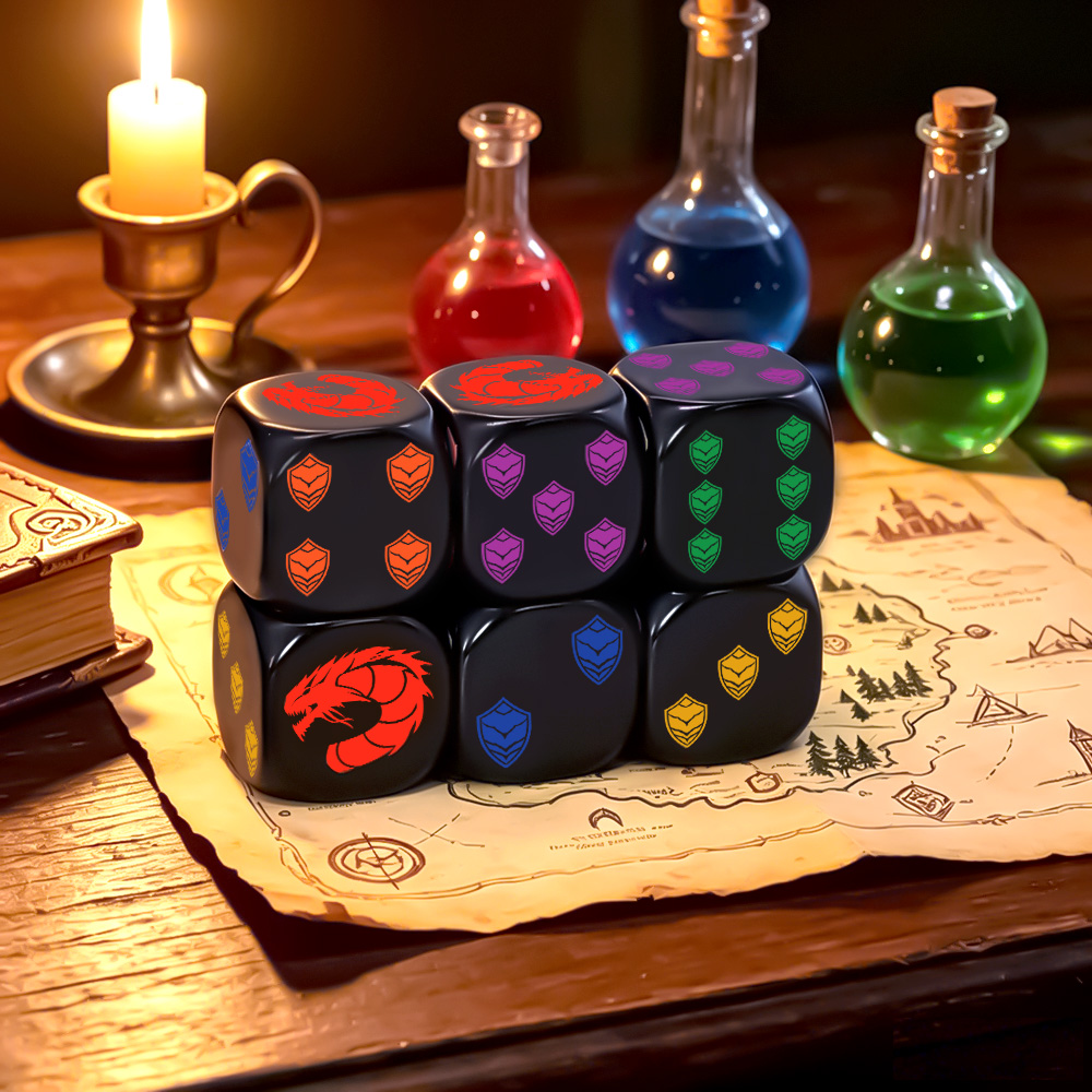 Set di 6 Dadi Poliedrici D6 co - Dice Set Polyhedral recensione e prezzo