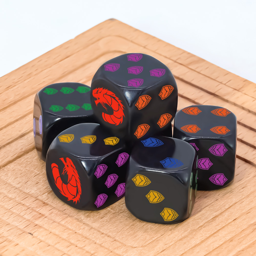 Set di 6 Dadi Poliedrici D6 co - Dice Set Polyhedral recensione e prezzo