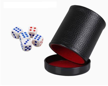 Tazza per dadi in pelle con co - Board Game Yahtzee recensione e prezzo