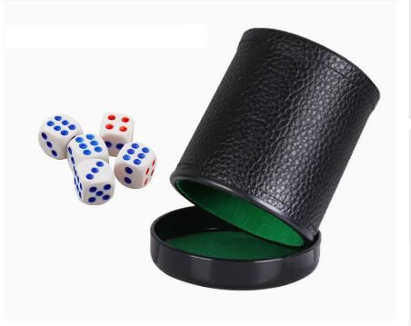 Tazza per dadi in pelle con co - Board Game Yahtzee recensione e prezzo
