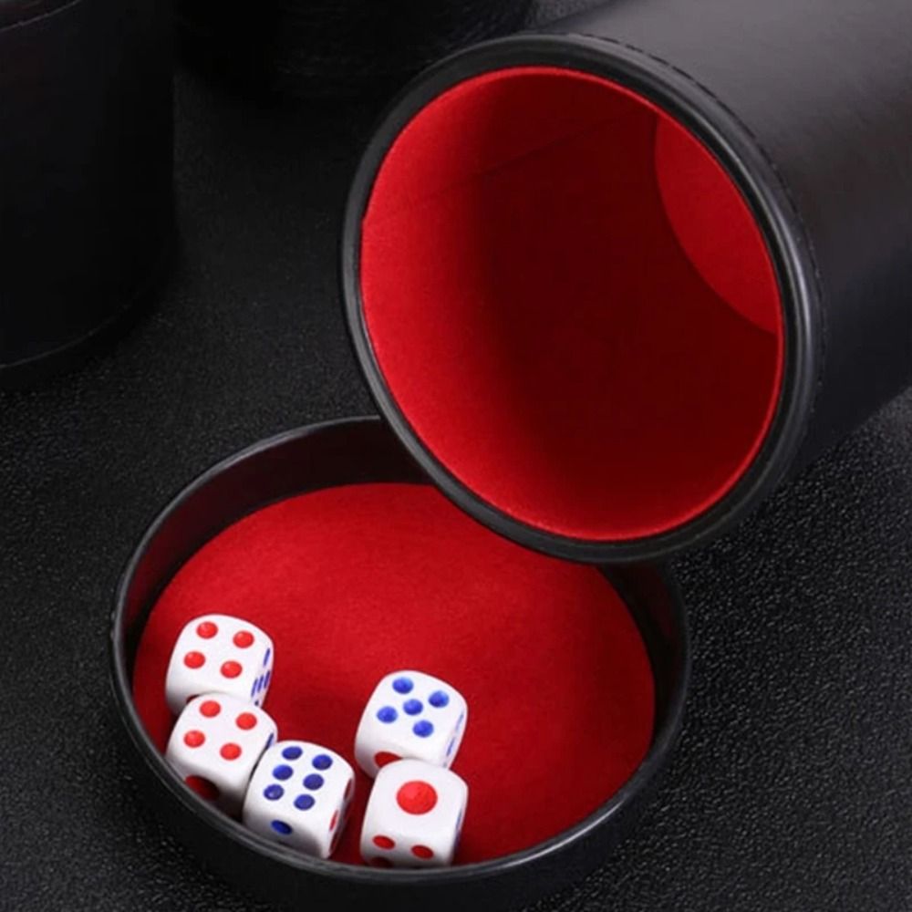 Coppetta per Dadi in Pelle con - Board Game Yahtzee recensione e prezzo