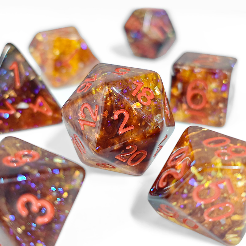 Set di Dadi Poliedrici in Resi - Dice Set Polyhedral recensione e prezzo