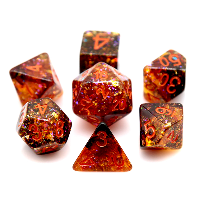 Set di Dadi Poliedrici in Resi - Dice Set Polyhedral recensione e prezzo