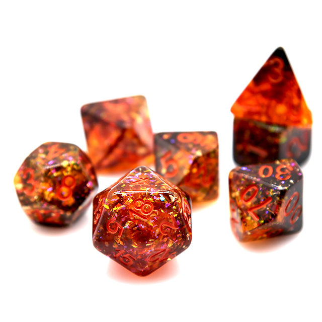Set di Dadi Poliedrici in Resi - Dice Set Polyhedral recensione e prezzo